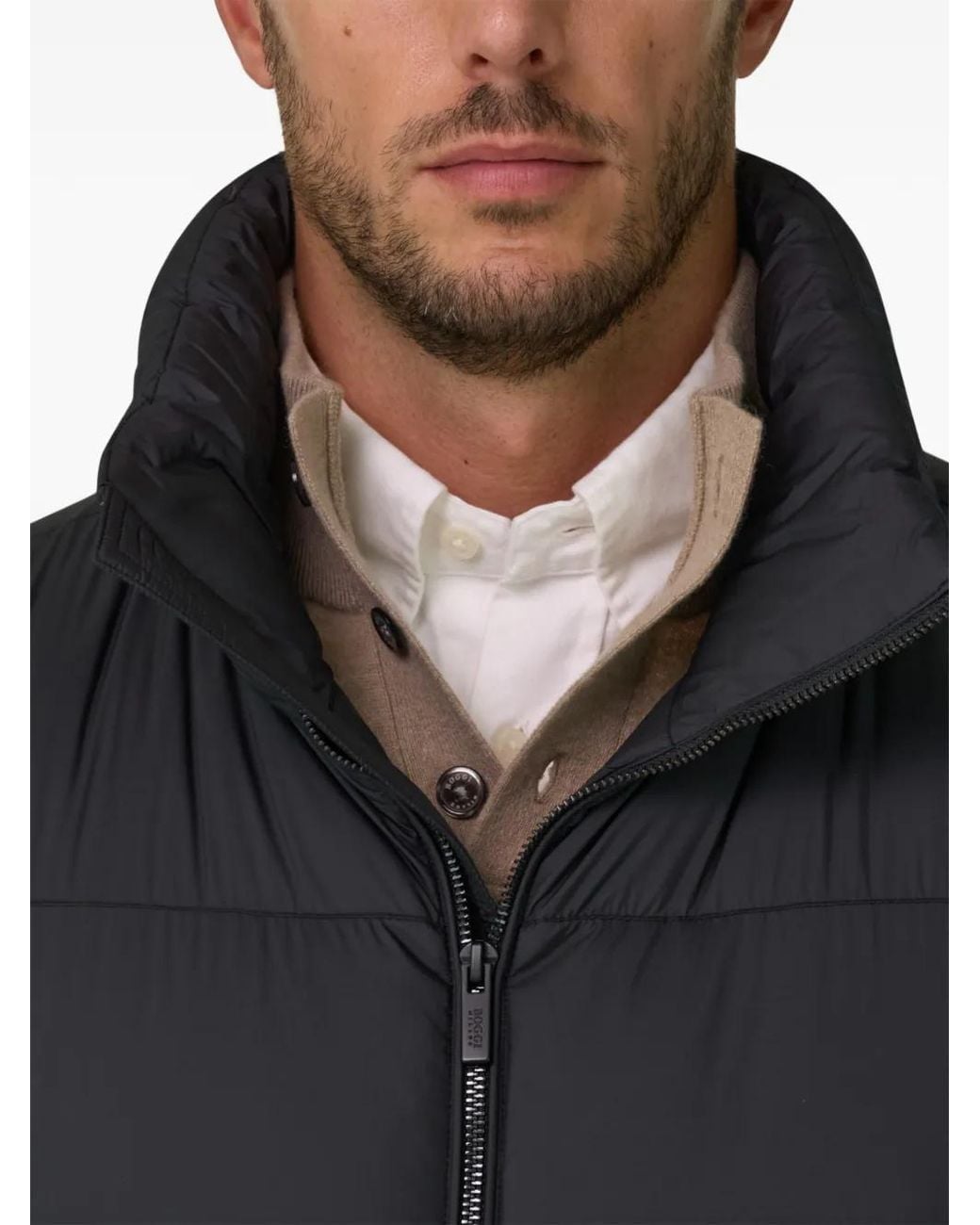 Boggi Black Gilet for men
