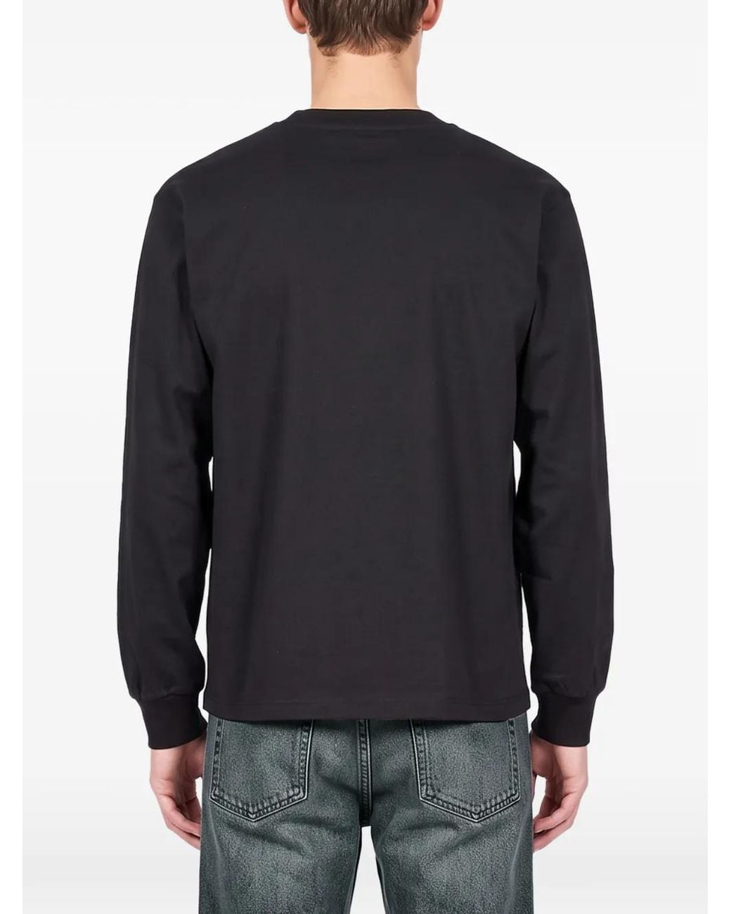 Magliano Black Unplugged Show Fw26 Paris Long-Sleeve T-Shirt for men