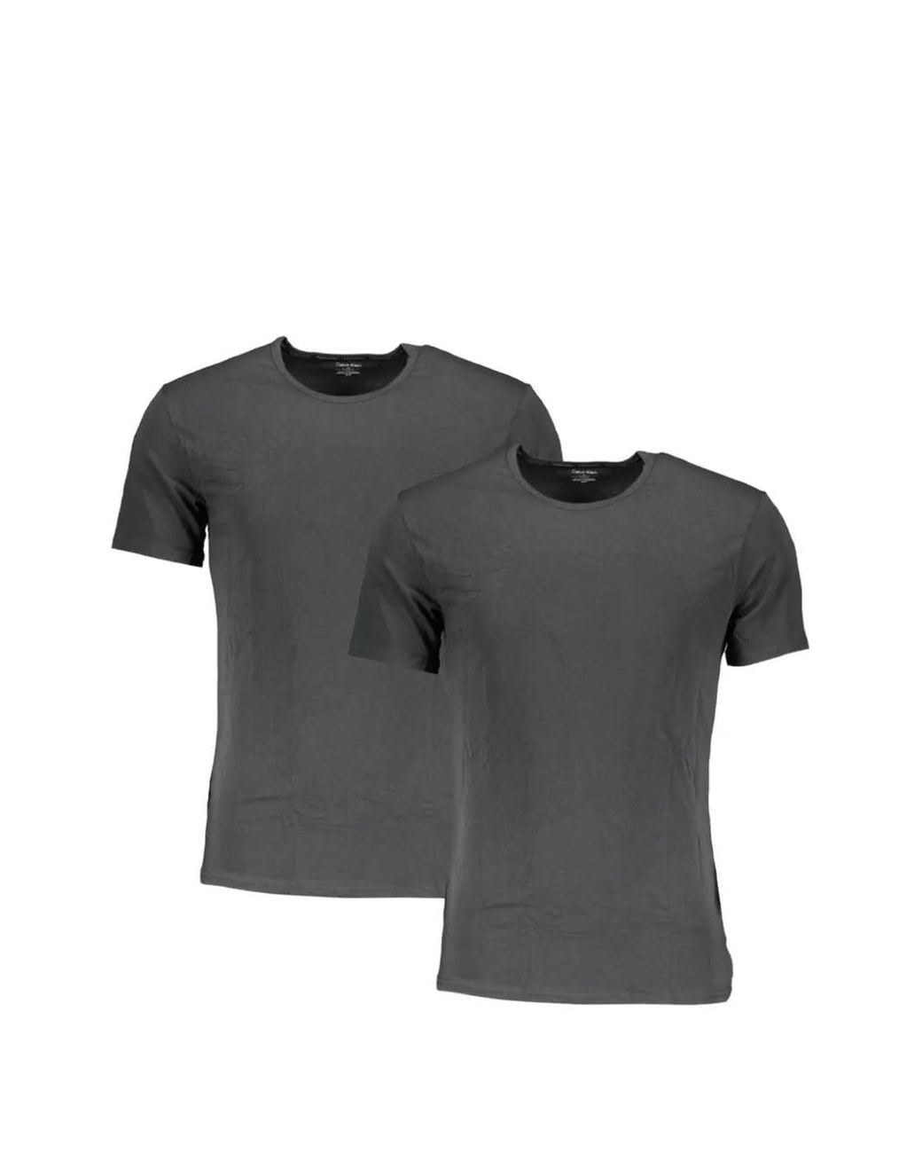 Calvin Klein Black Crew-Neck T-Shirt for men