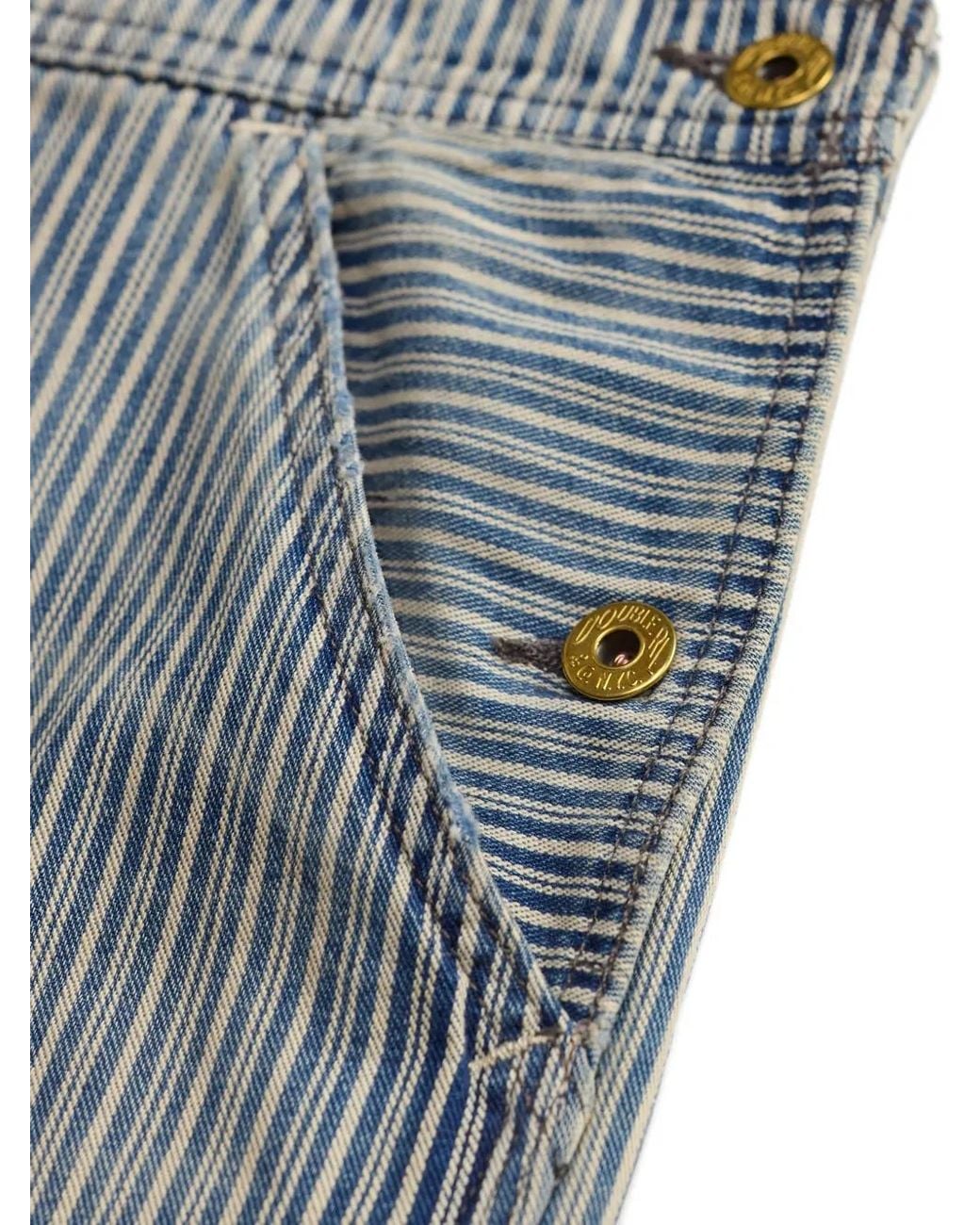 Peto A Rayas RRL de hombre de color Blue