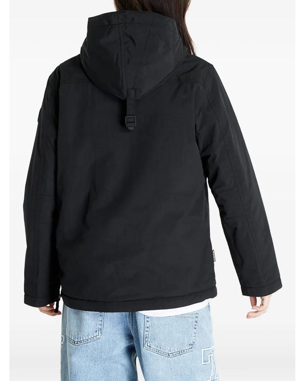 Napapijri Blue Rainforest Logo-Patch Jacket