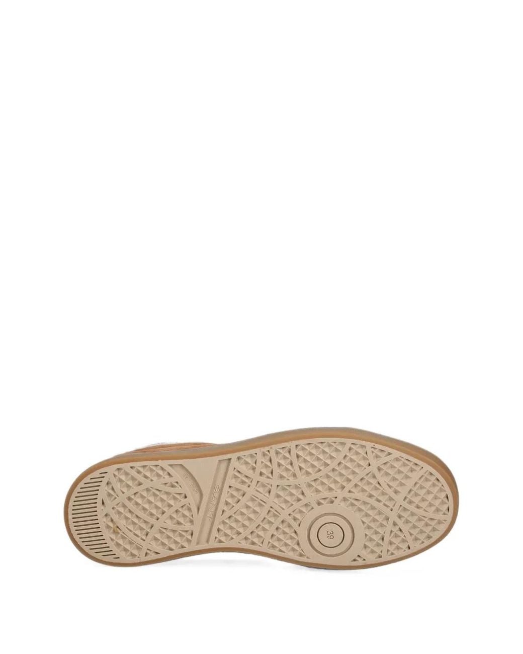 Gant Brown Shearling-Lined Suede Sneakers