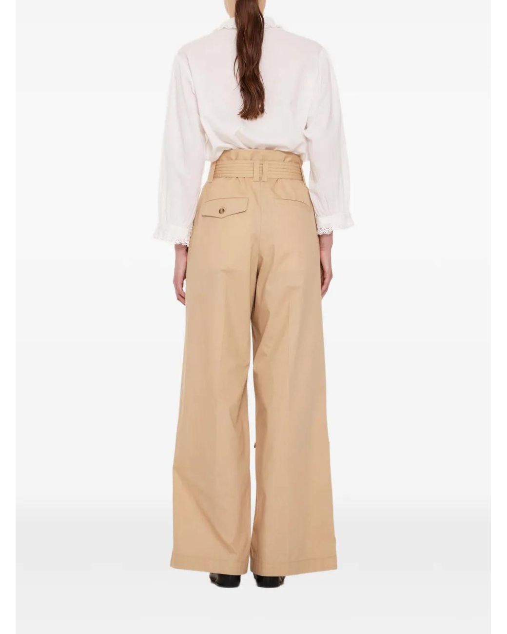 La Fetiche White Jane Broderie Pintuck Blouse