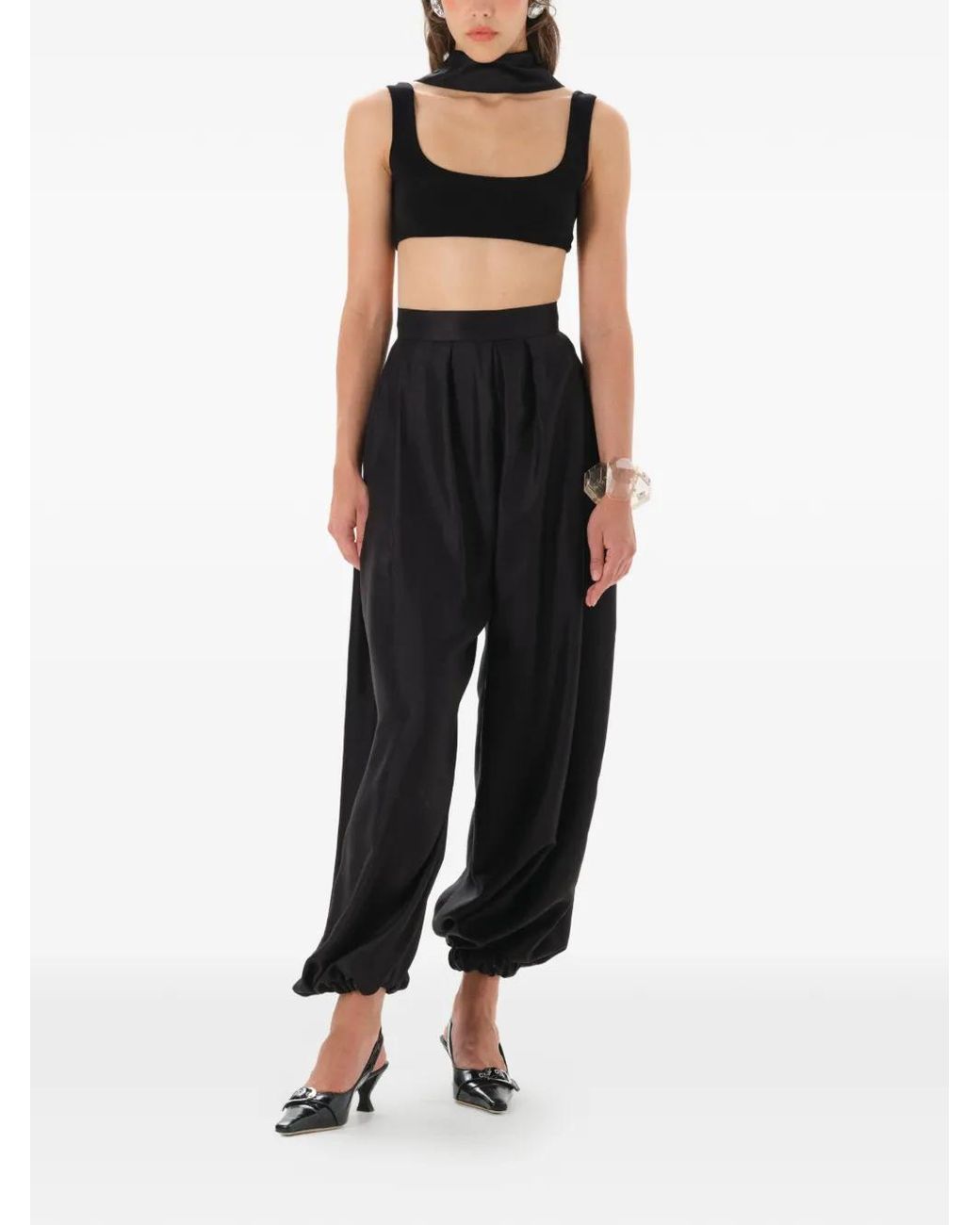 MANURI Camille Top in Black | Lyst