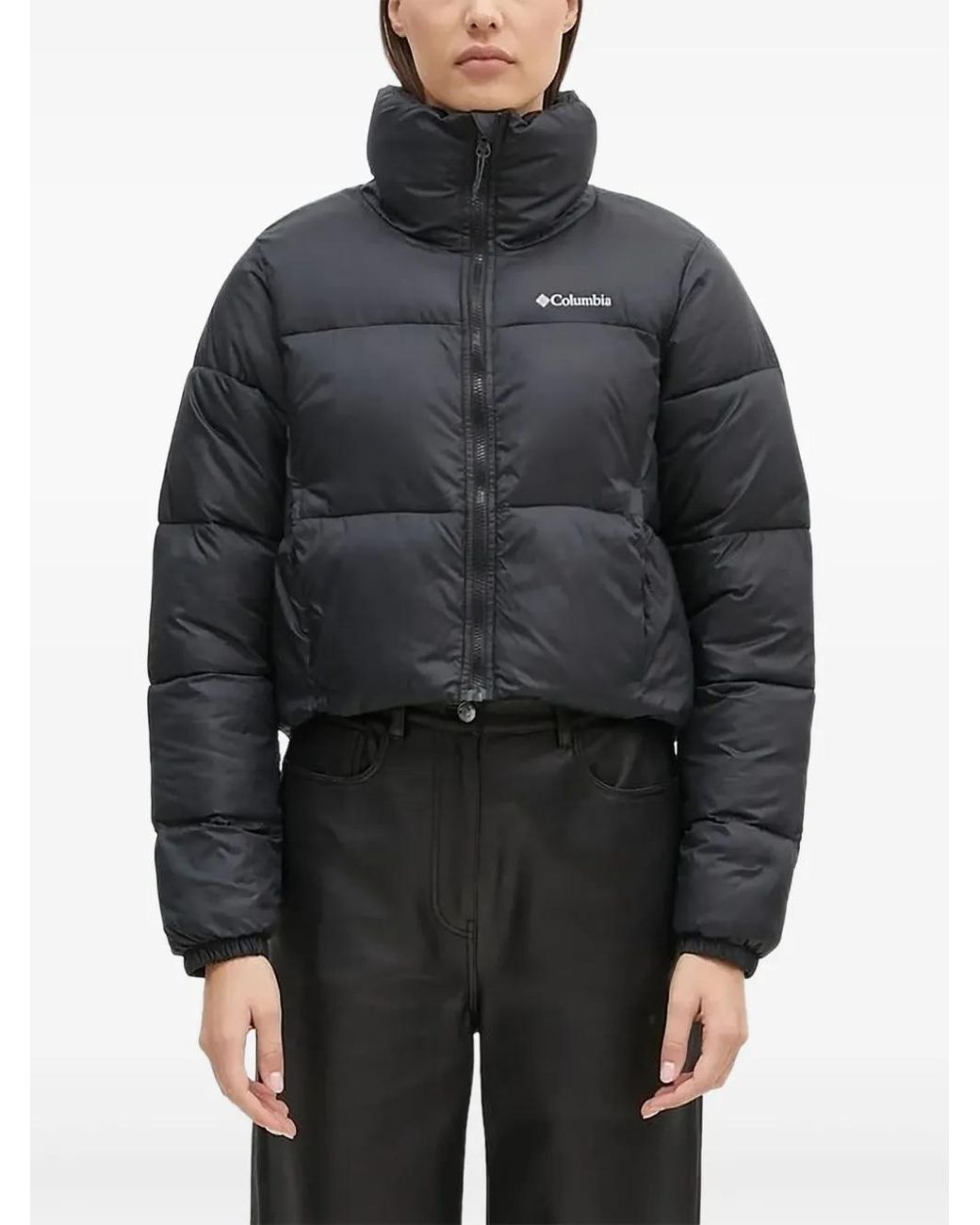 Columbia Black Puffect Zip-Fastening Puffer Jacket