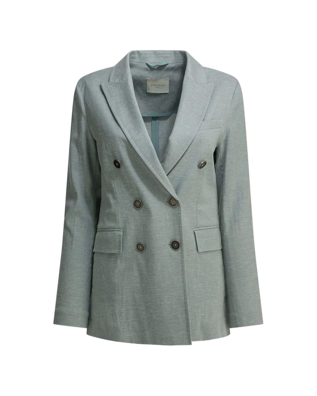 Circolo 1901 Gray Button Blazer