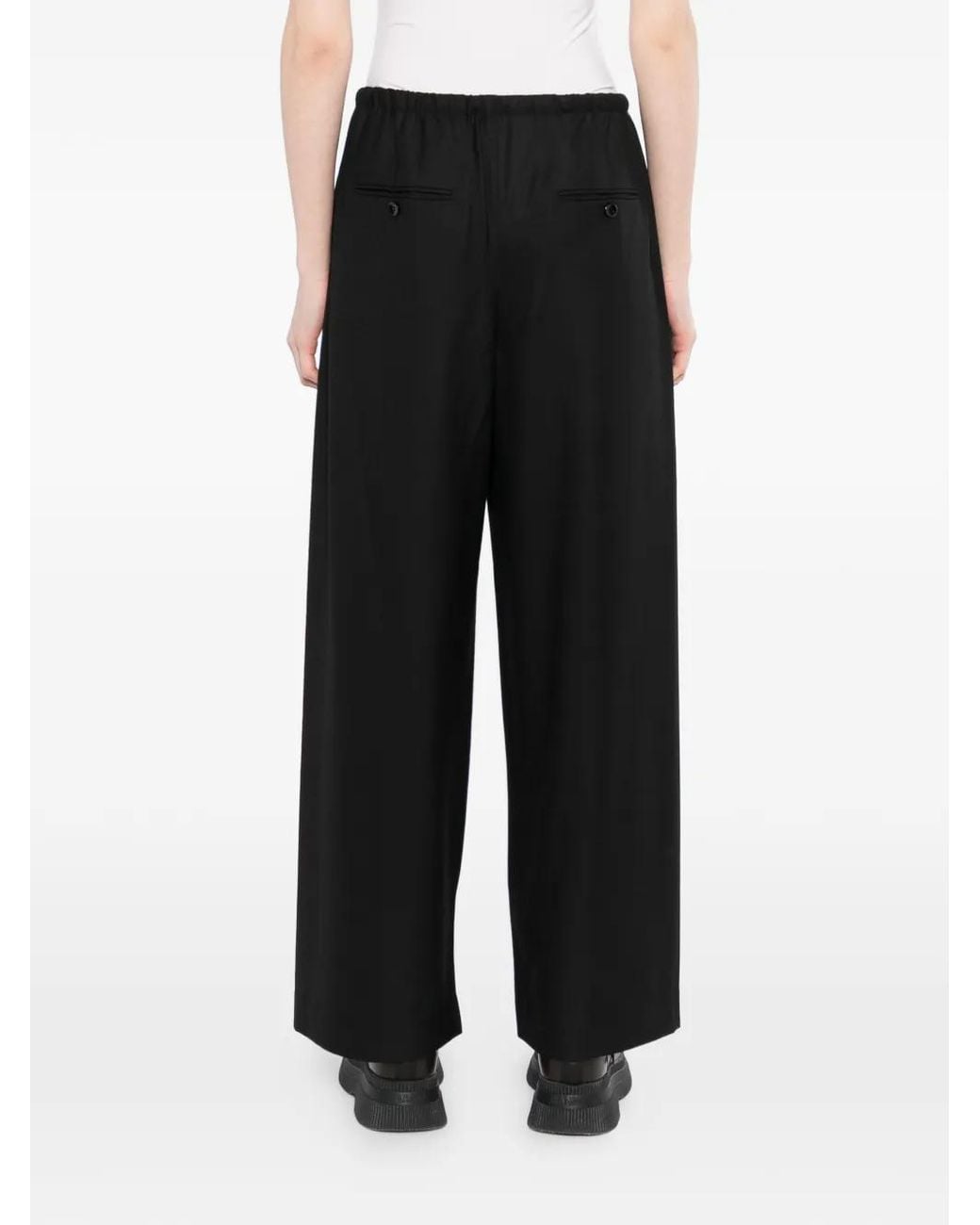 JNBY Black Straight-Leg Trousers