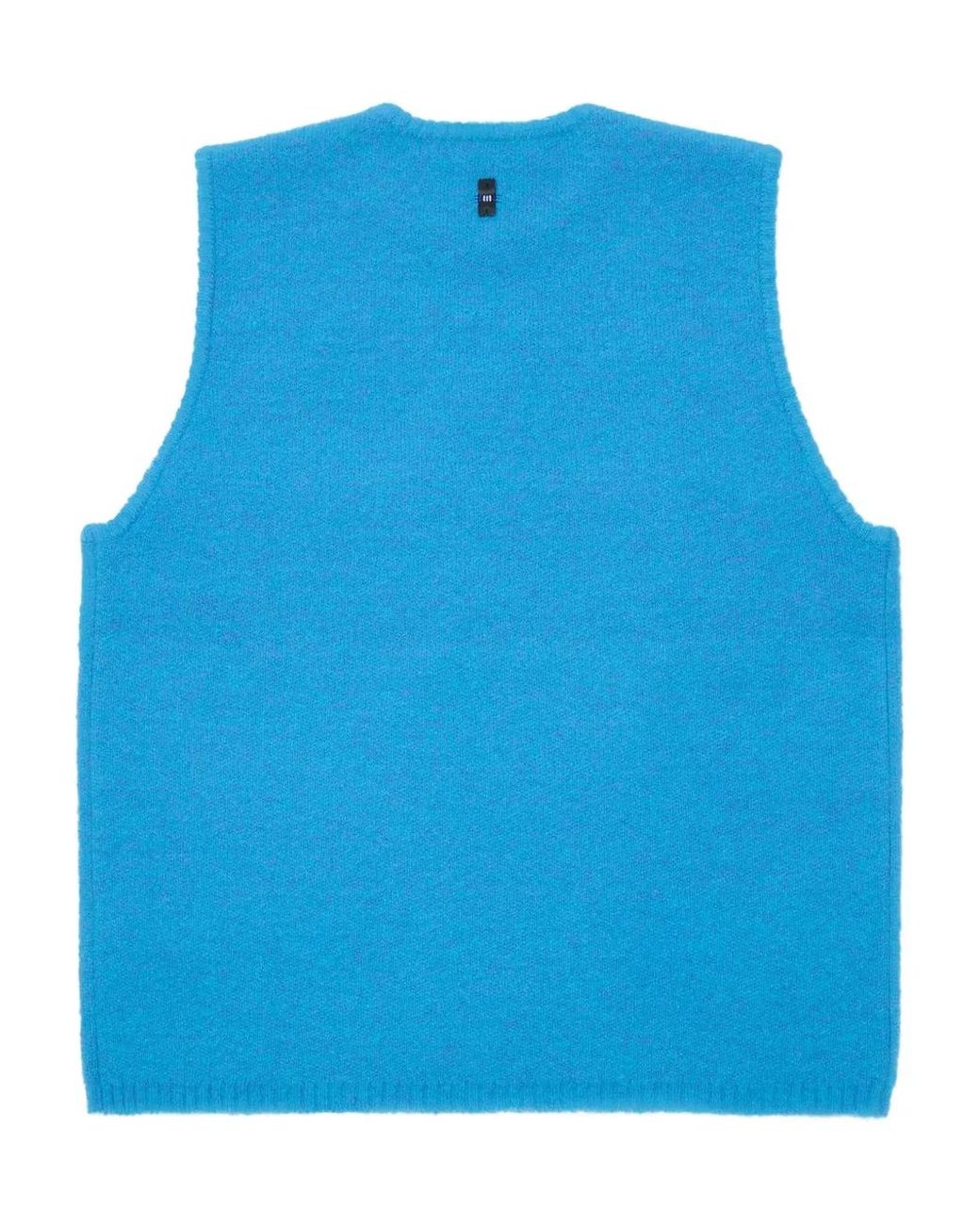 Adererror Blue Crew-Neck Knitted Vest