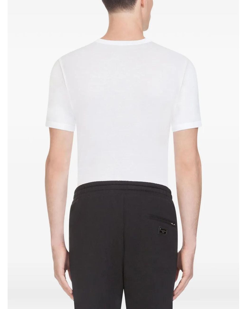 Dolce & Gabbana White Classic T-Shirt for men
