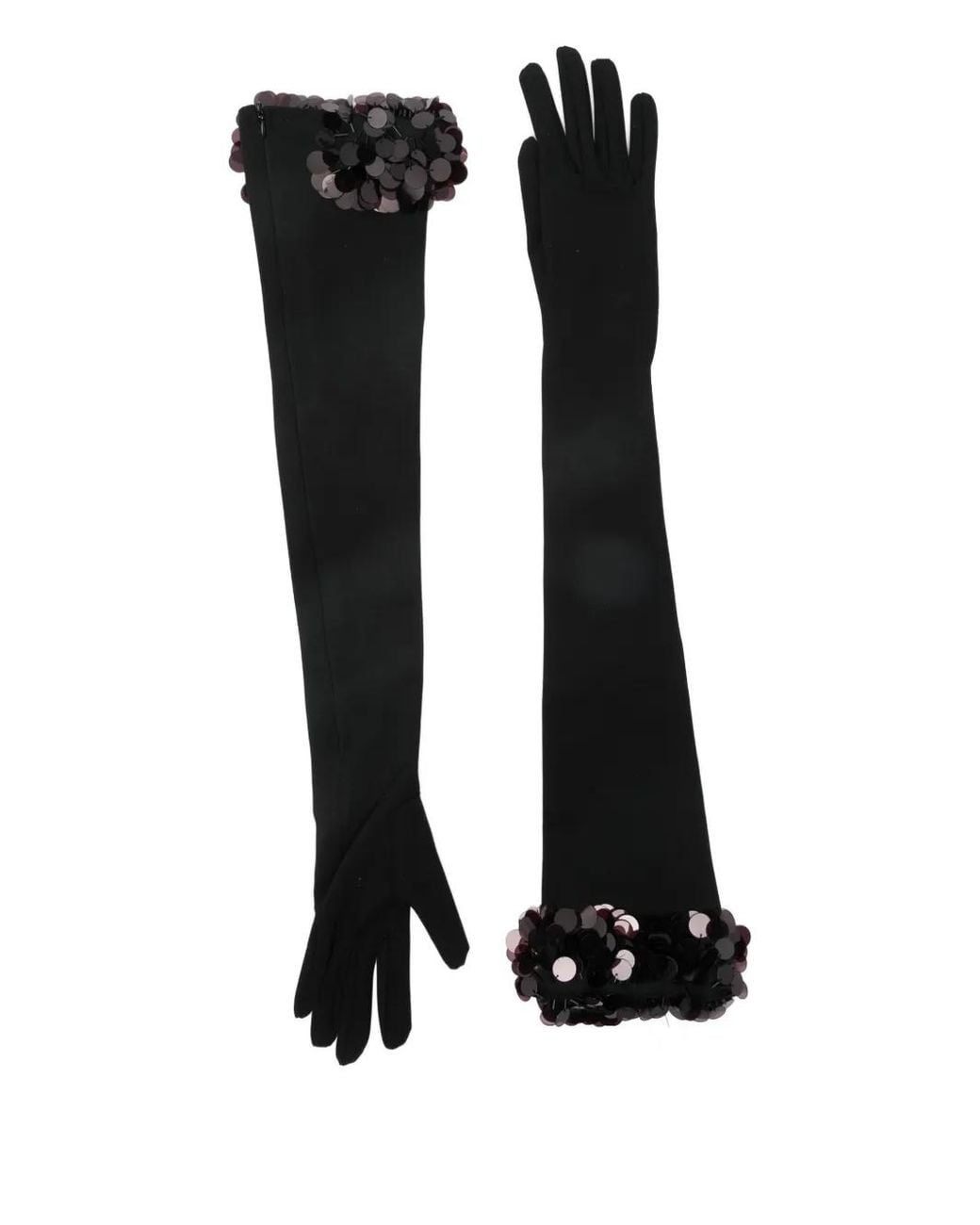 David Koma Black Gloves