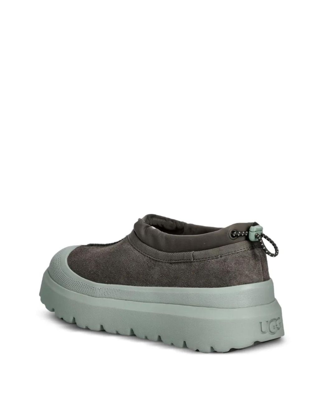Ugg Gray Raised-Sole Suede Boots for men