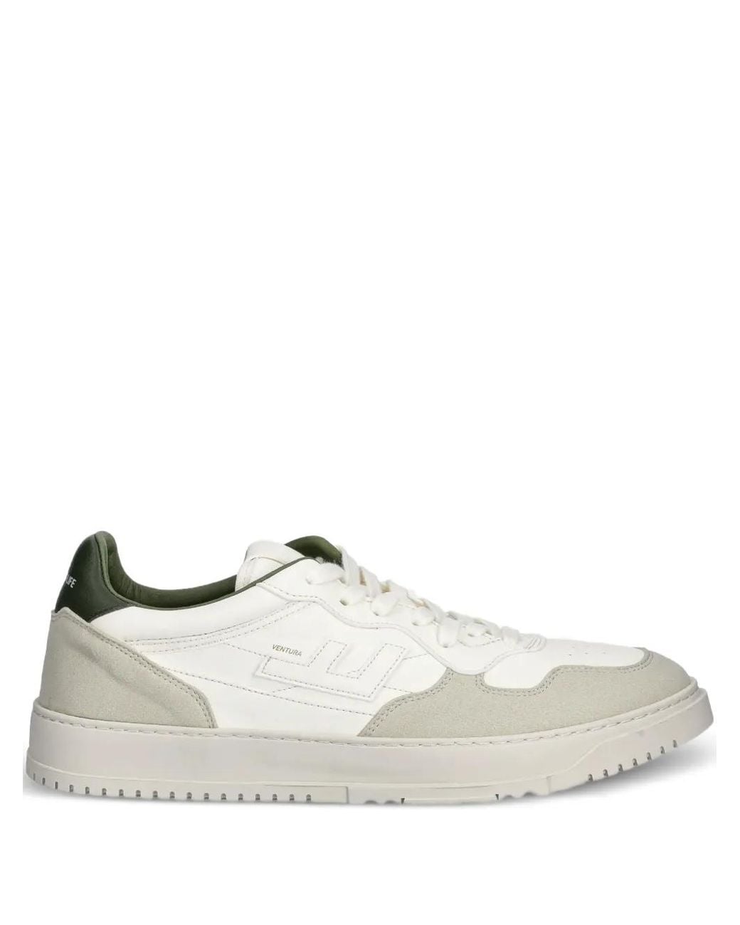 Flamingos White Ventura Logo Panelled Sneakers