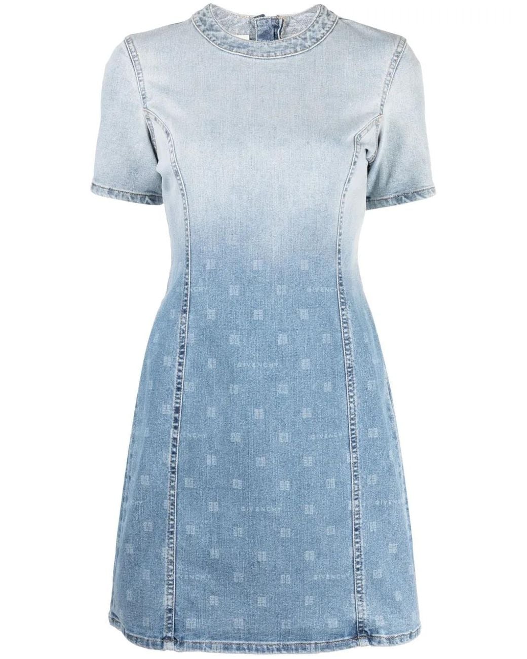 Givenchy Blue Denim Mini Dress