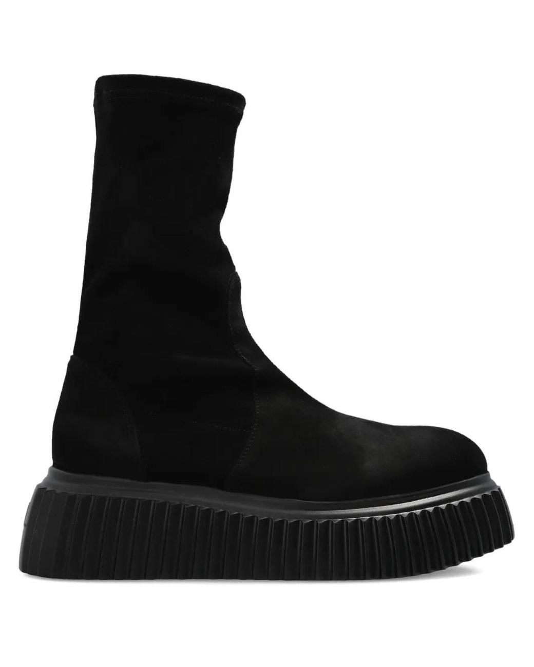 Agl Attilio Giusti Leombruni Black Velour Ankle Boots