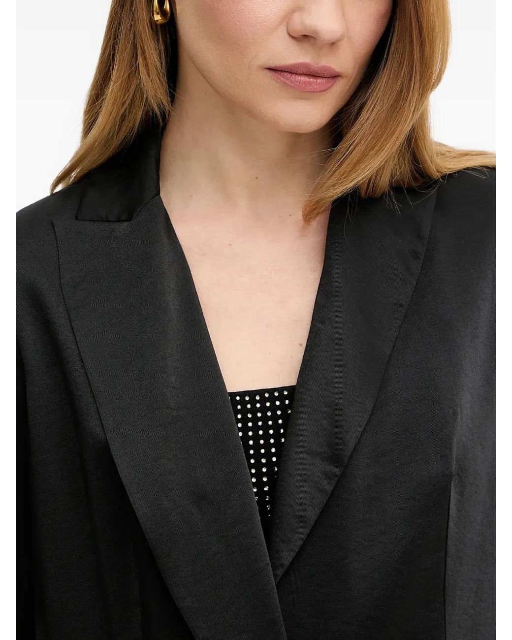 Morgan Black Regular-Fit Blazer