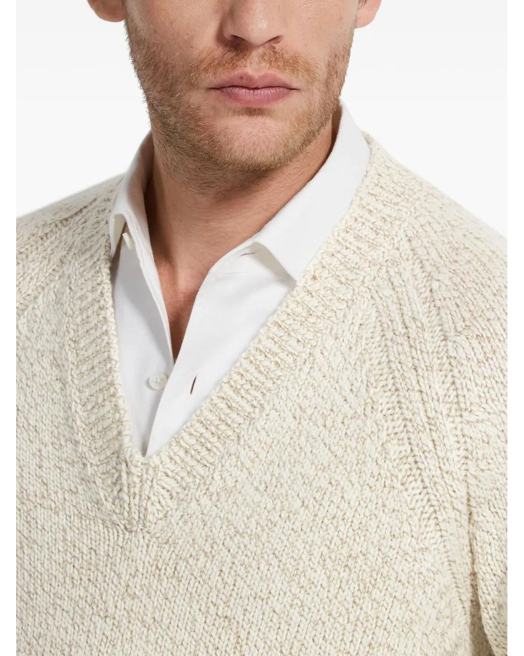 Zegna White Jumper for men