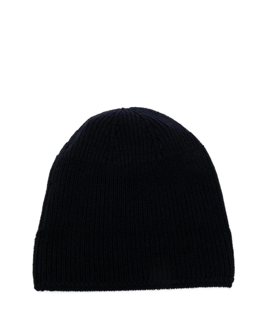 Norse Projects Black Ribbed Beanie for men