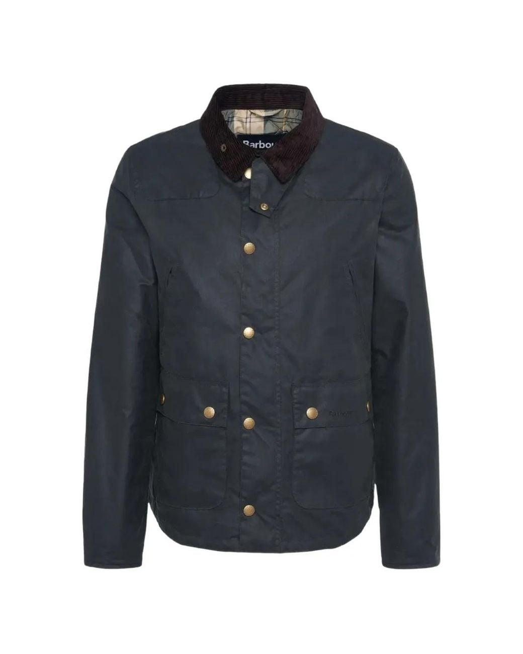 Barbour Blue Reelin Waxed Jacket for men