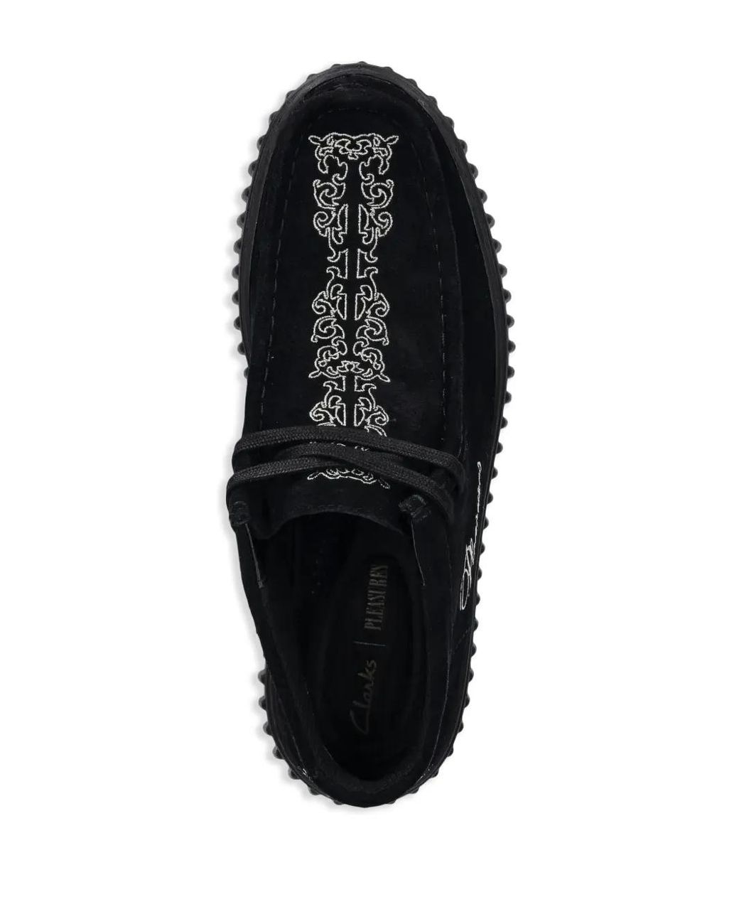 Clarks Black Torhill Shoes for men