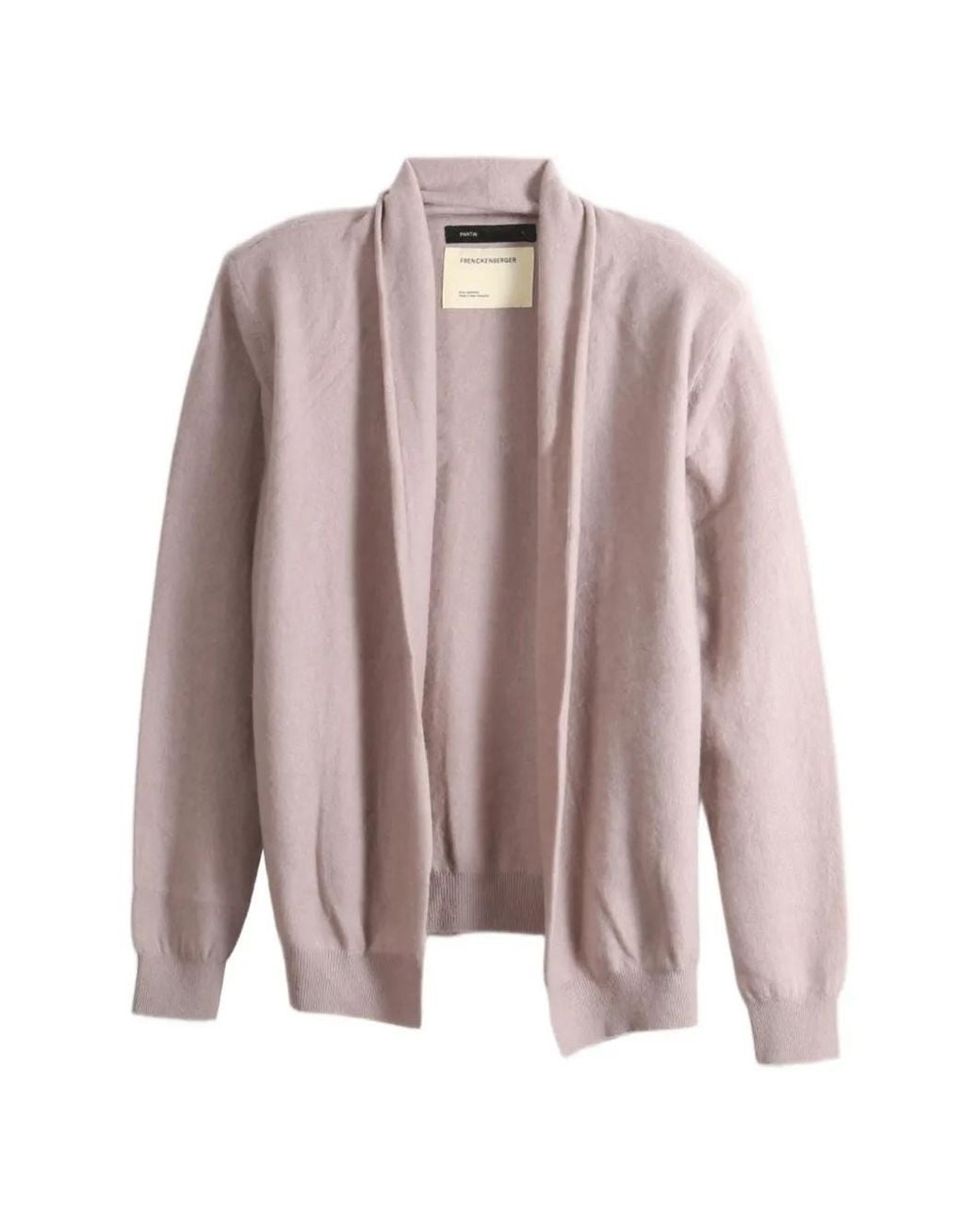 Frenckenberger Pink Shawl-Collar Cardigan