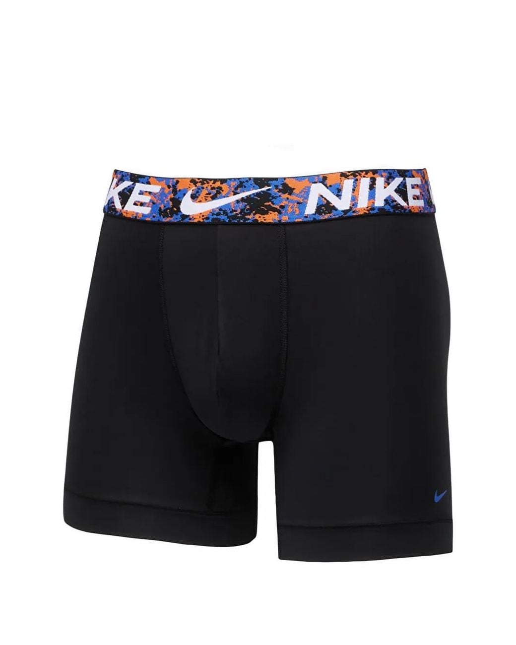 Nike Orange Essential Micro Dri-Fit Boxer Briefs (Set Of Three) for men