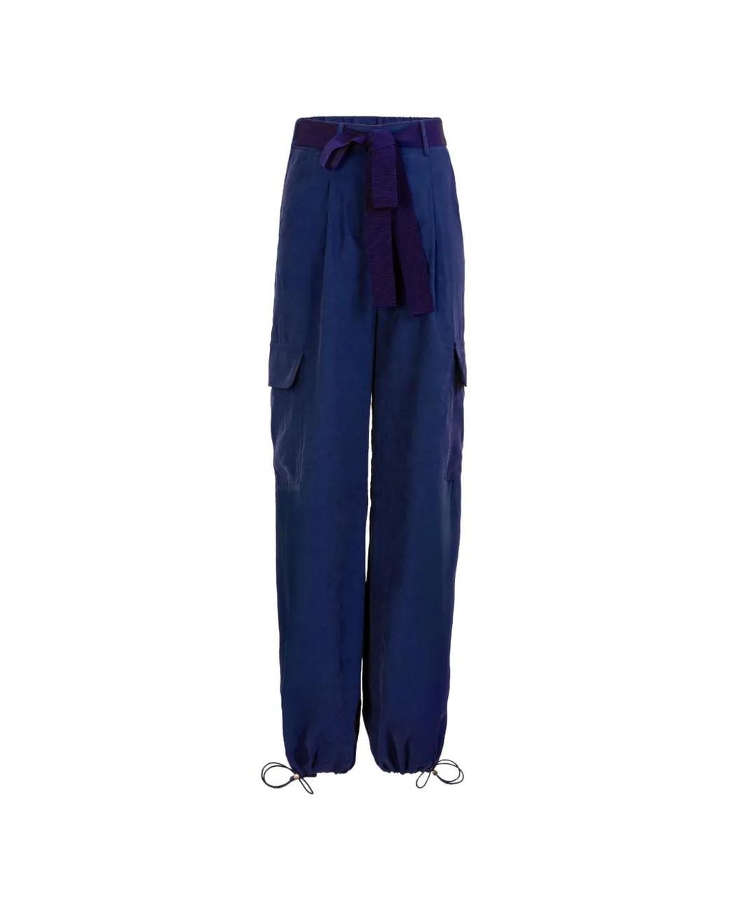 Silvia Tcherassi Blue Darnell Trousers