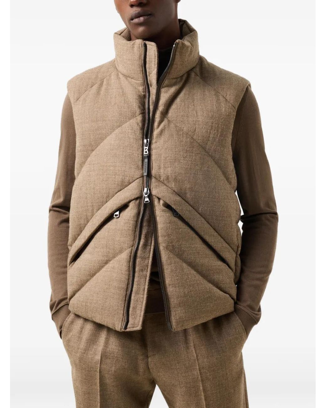 Bogner Natural Kendo Quilted Gilet for men