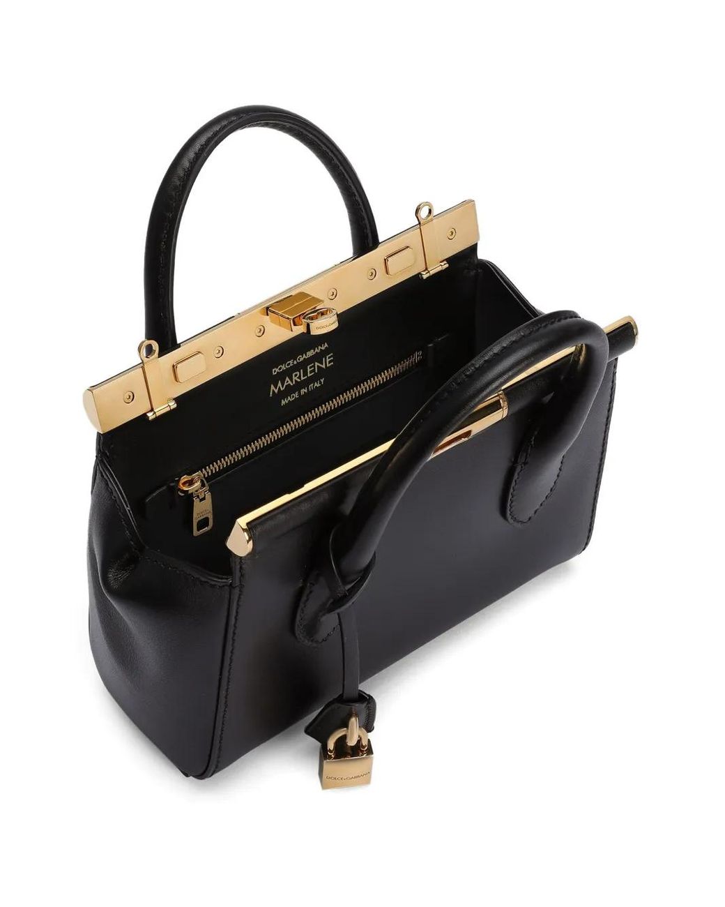 Dolce & Gabbana Black Small Marlene Handbag