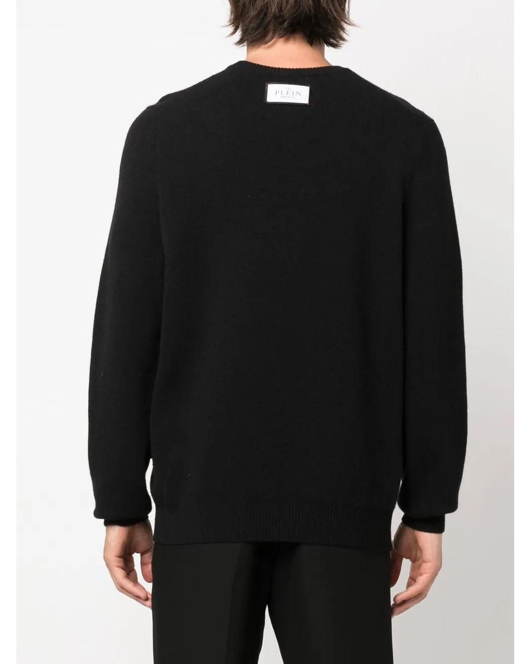 Philipp Plein Black Jumper for men
