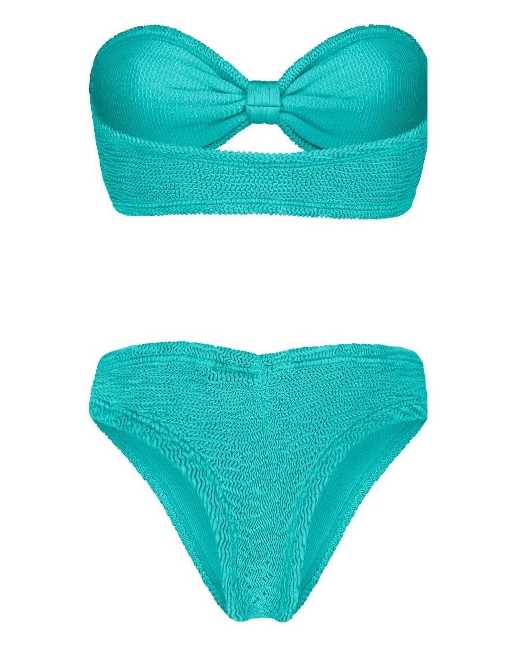 Paramidonna Blue Lucy Bow Two Piece Swimsuit