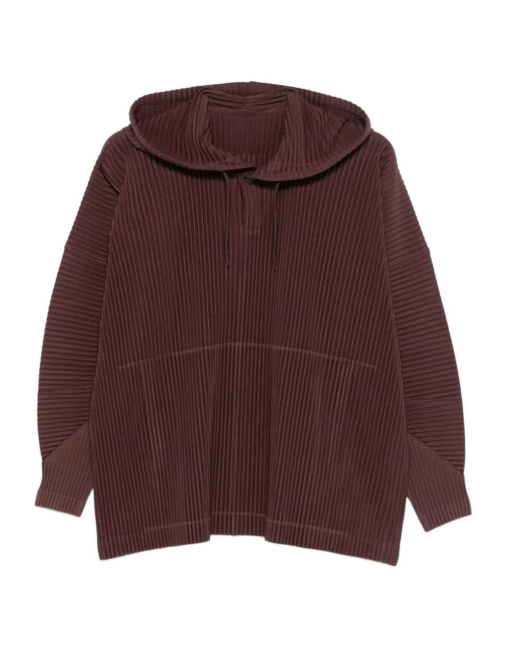 Homme Plissé Issey Miyake Purple Homme Plisse' Issey Miyake Pleated Hoodie for men