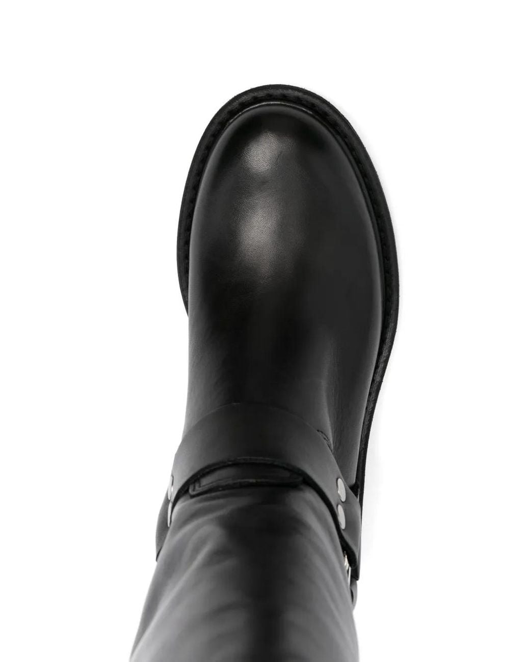 METISSE Black 40Mm Buckle-Strap Leather Boots