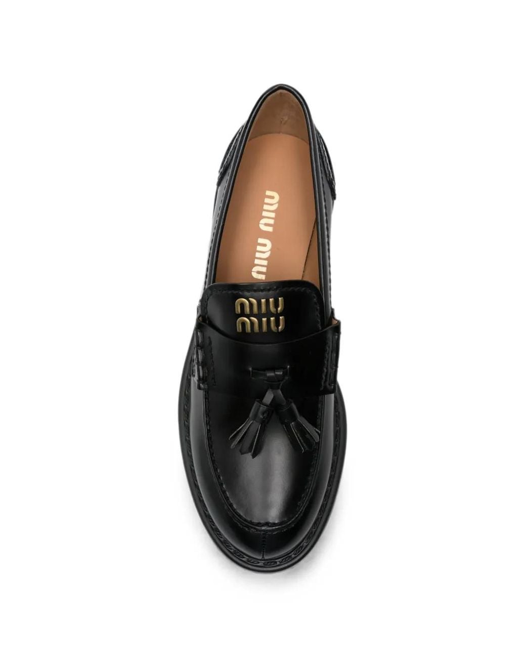 Miu Miu Black Loafers