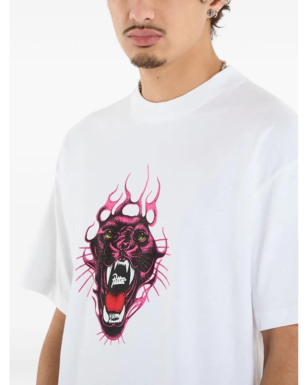 PATTA White T-Shirt À Motif Graphique