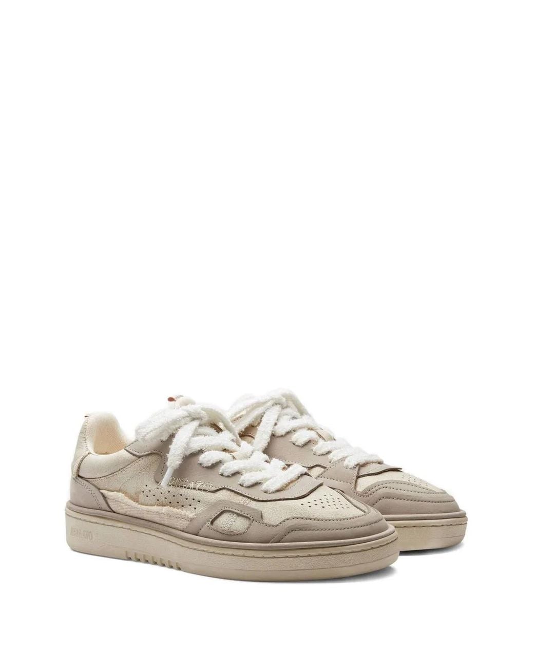 Axel Arigato White Dice Patchwork Sneakers