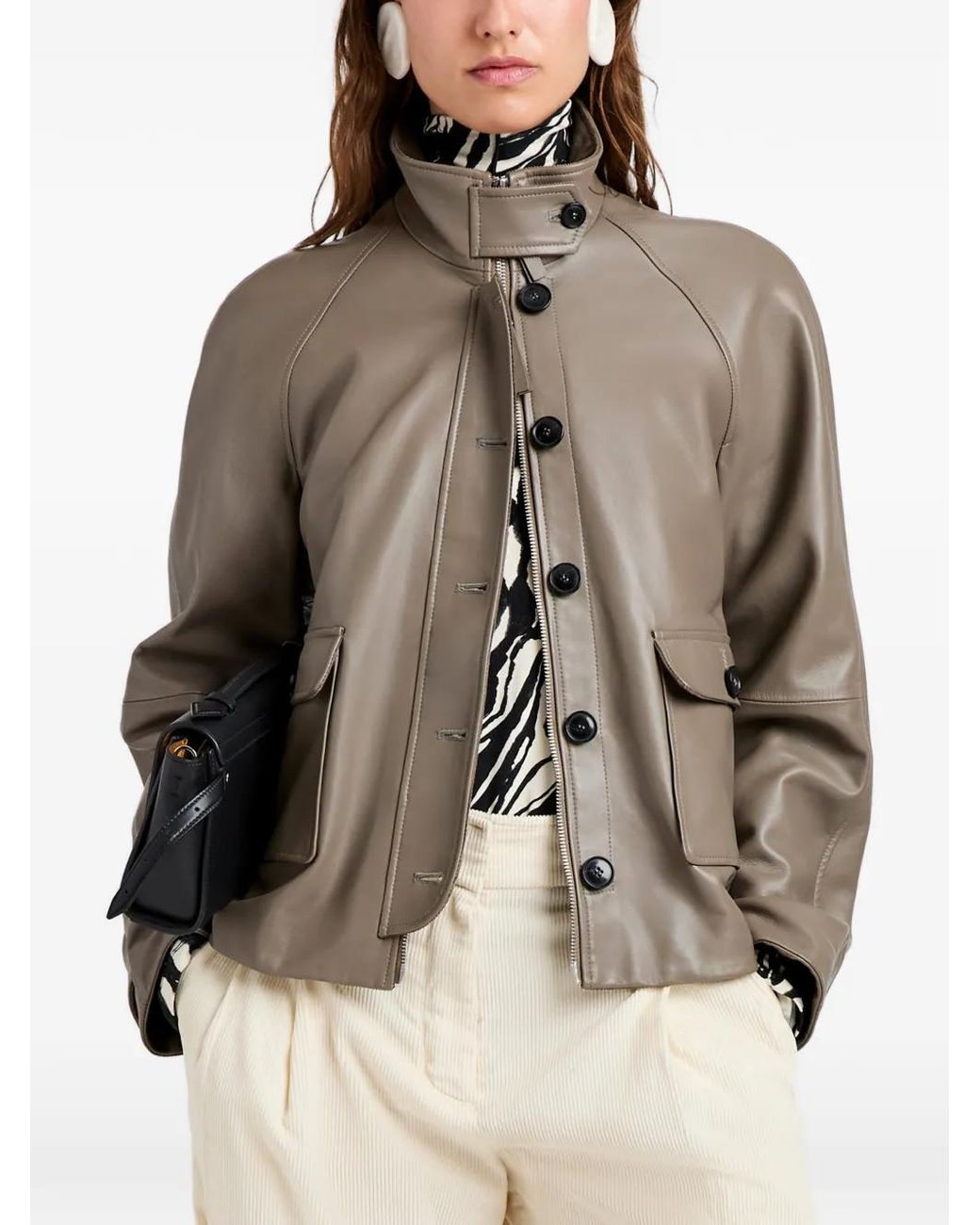 Proenza Schouler Brown Gio Jacket