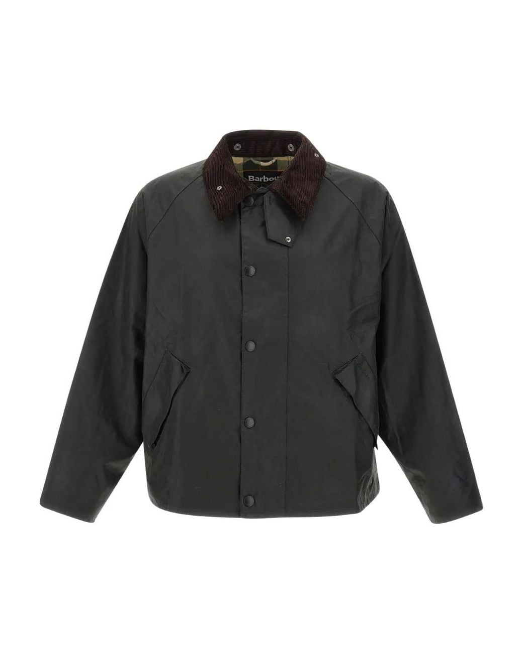 Barbour Black Transport Waxed Jacket for men