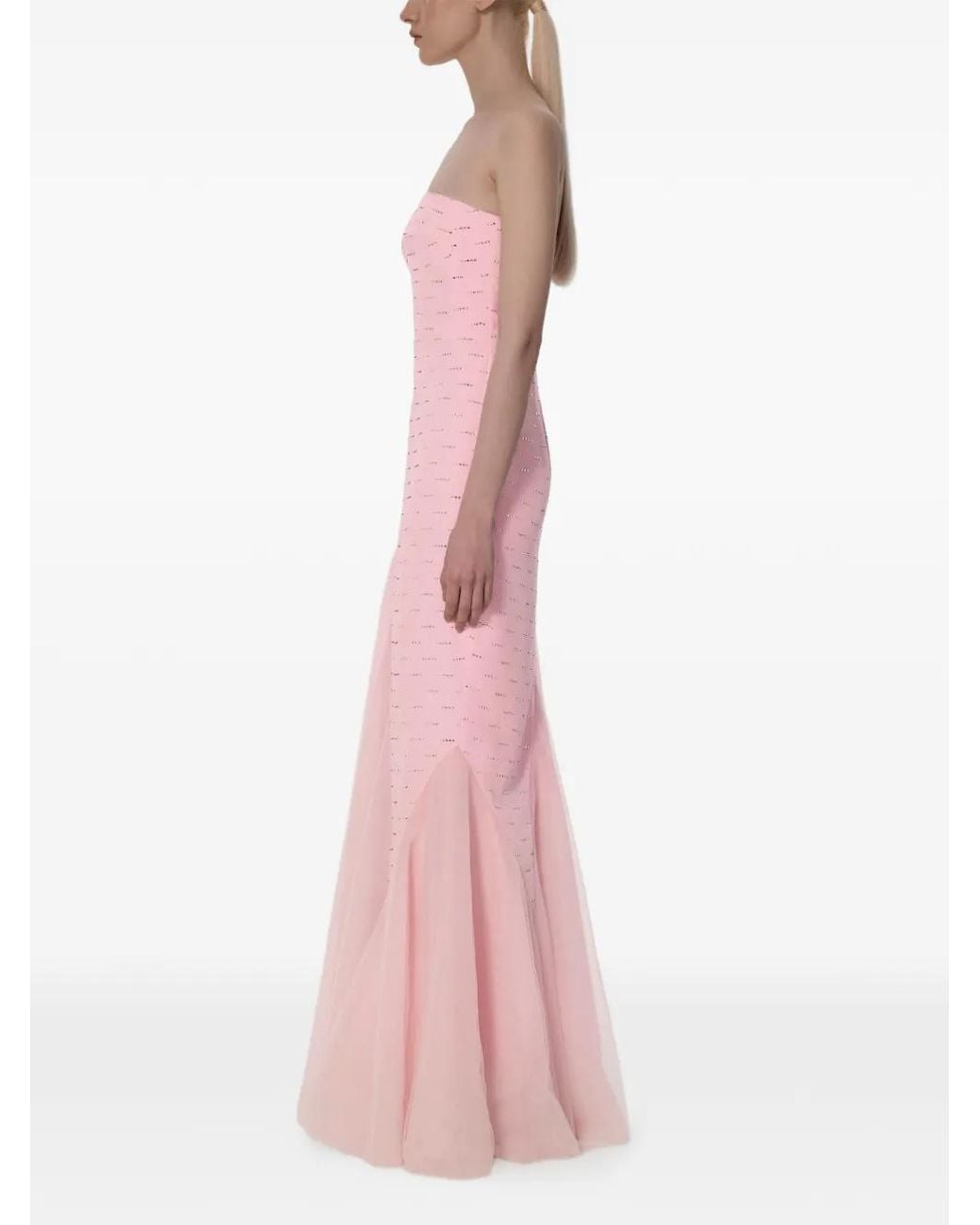 V:PM ATELIER Pink Linda Maxi Dress