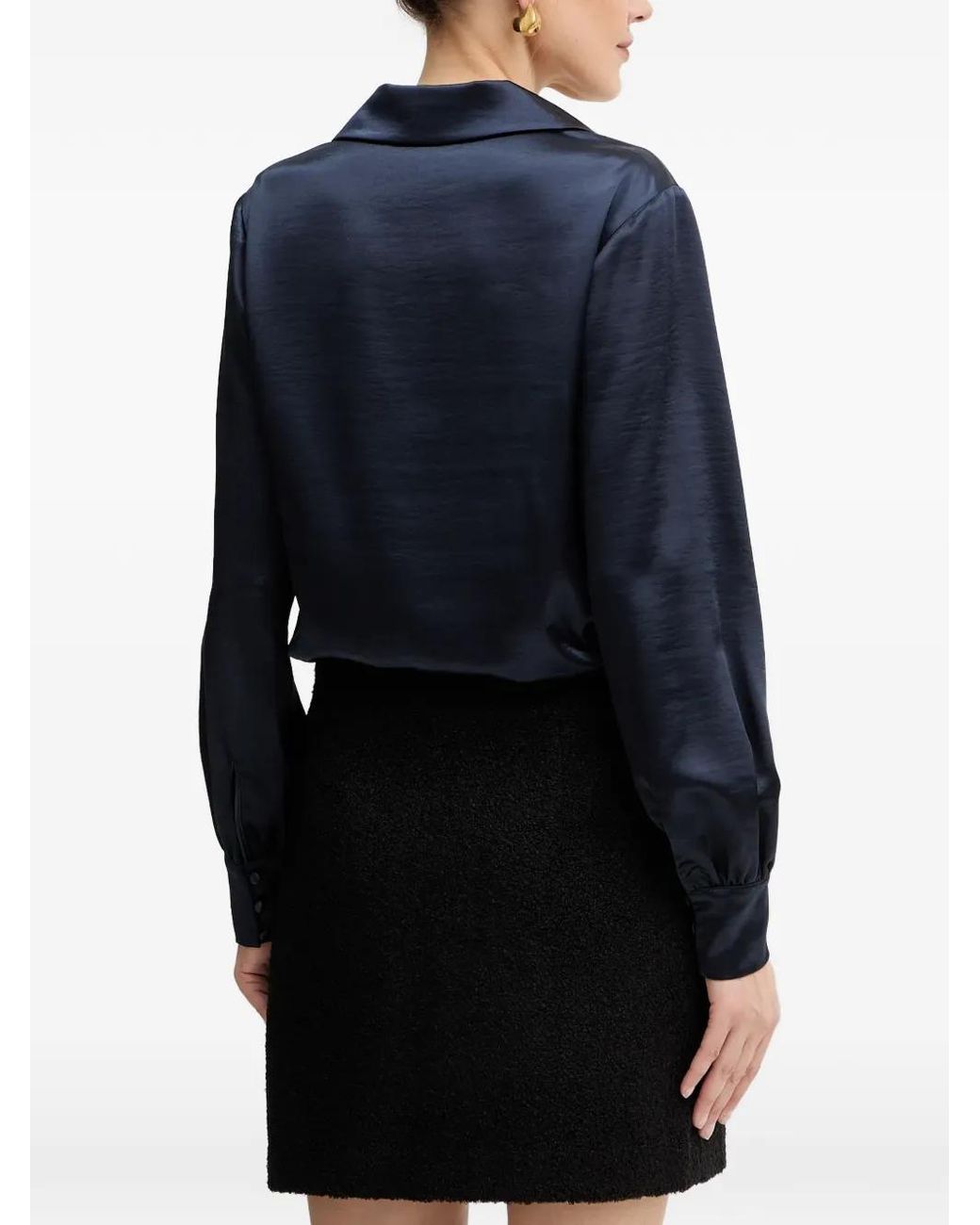 Haut À Col V Guess en coloris Blue