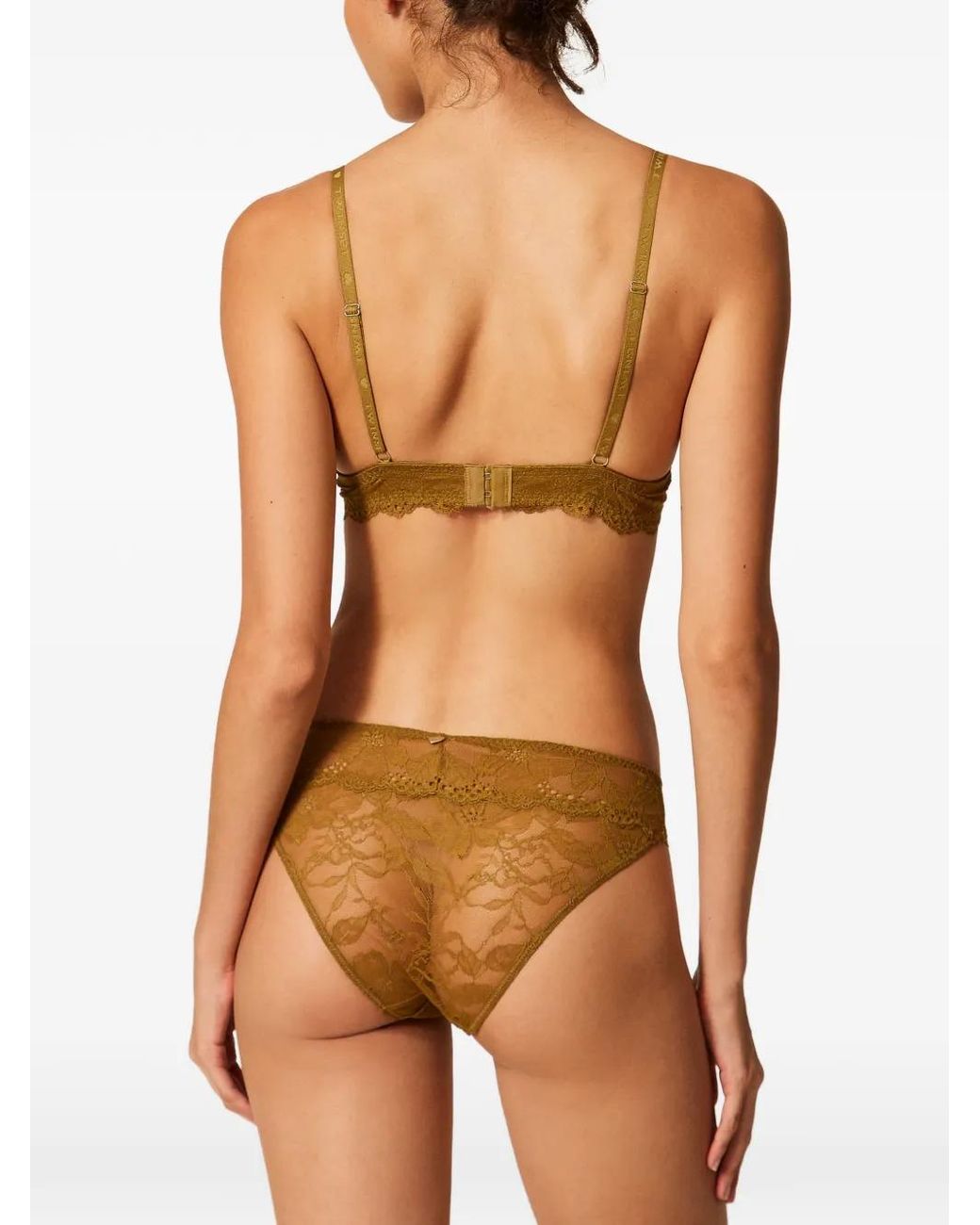 Twinset Natural Lace Push-Up Bra