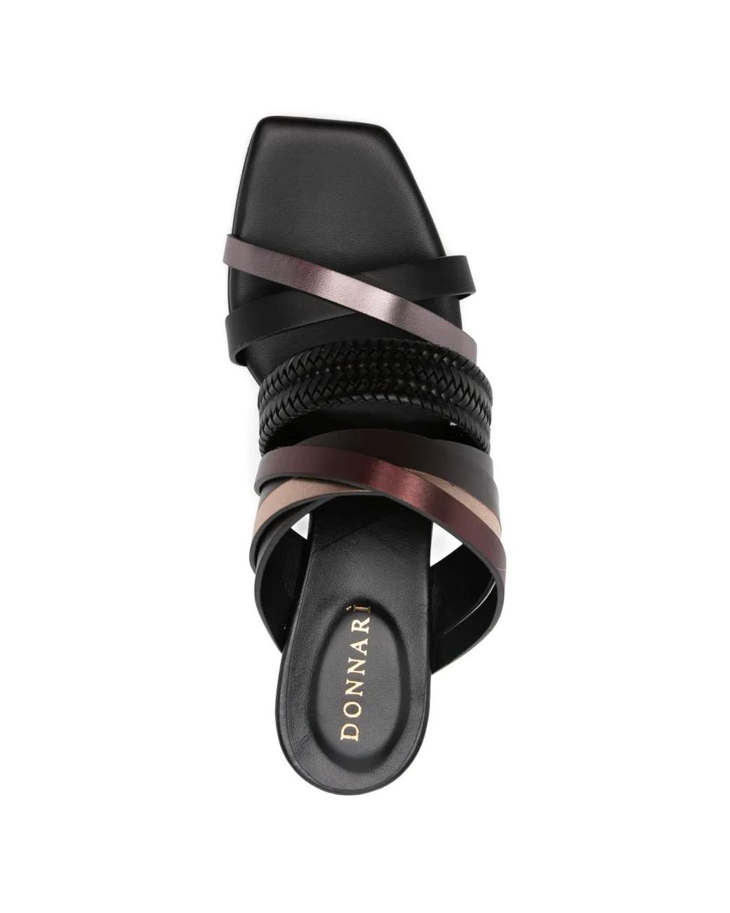 DONNARì White Braided-Strap Sandals