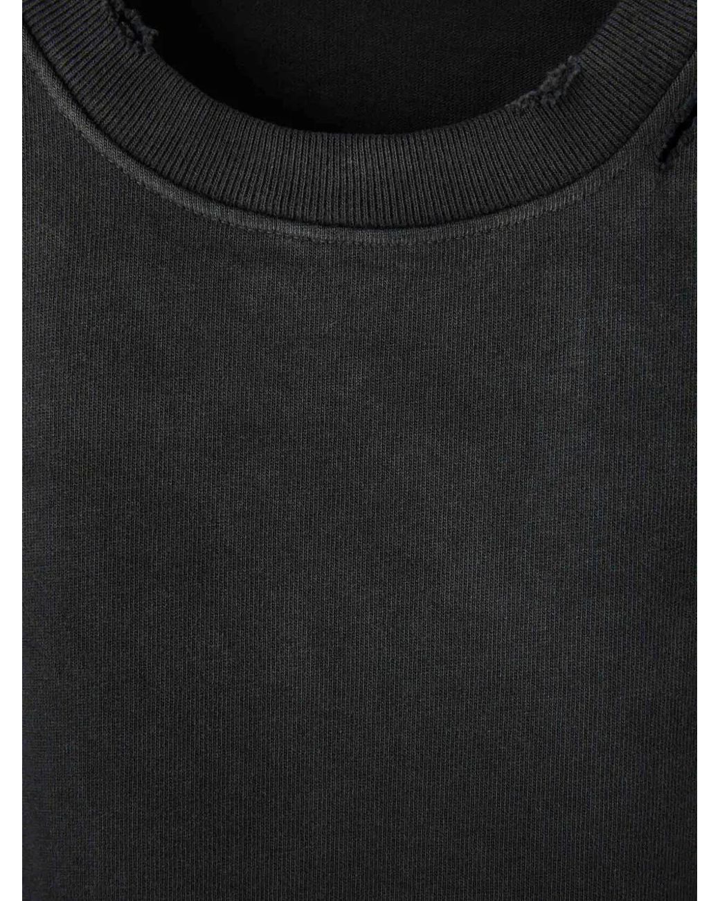 Willy Chavarria Black Logo-Print T-Shirt for men