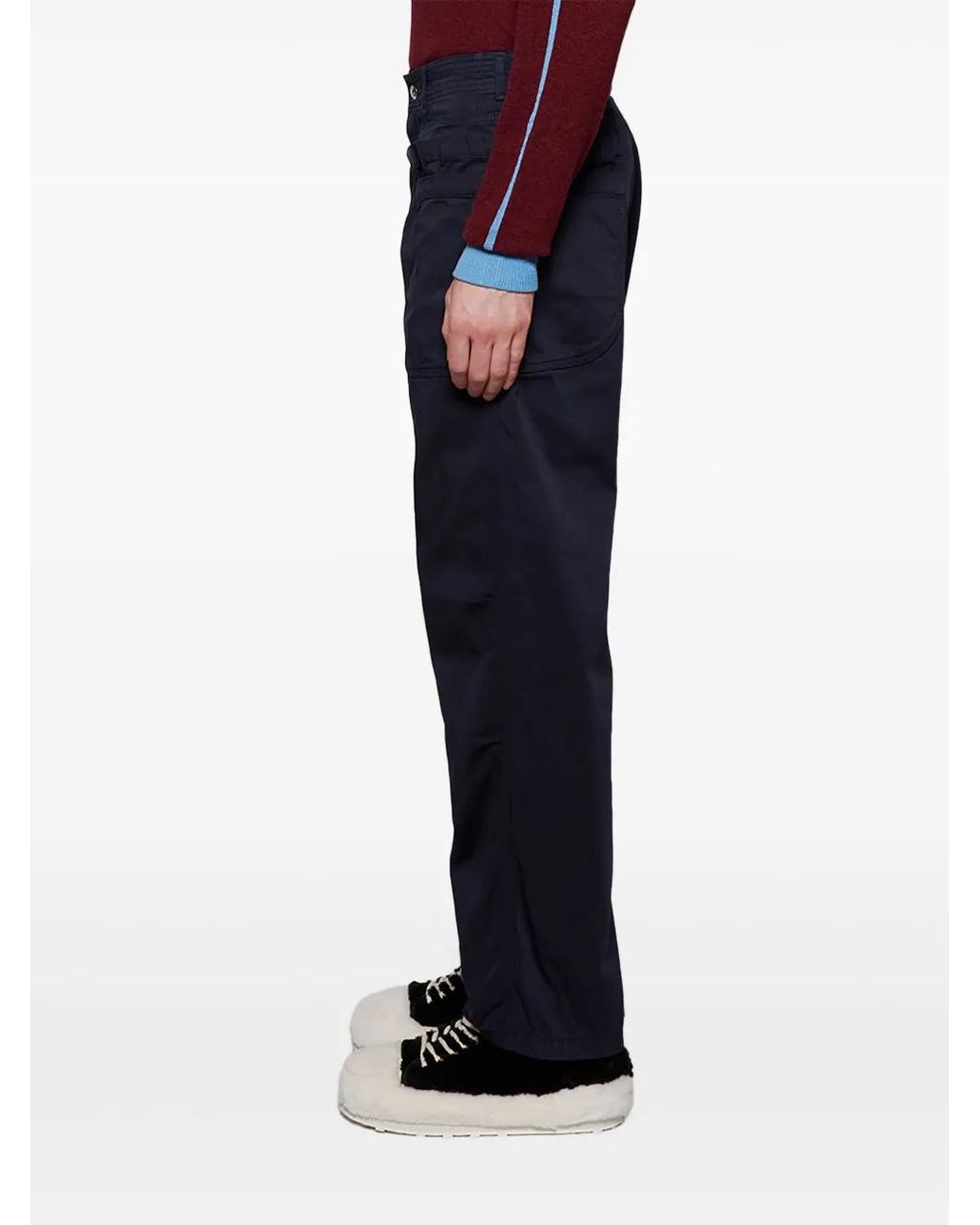 Fila Blue Side Patch Pocket Trousers for men