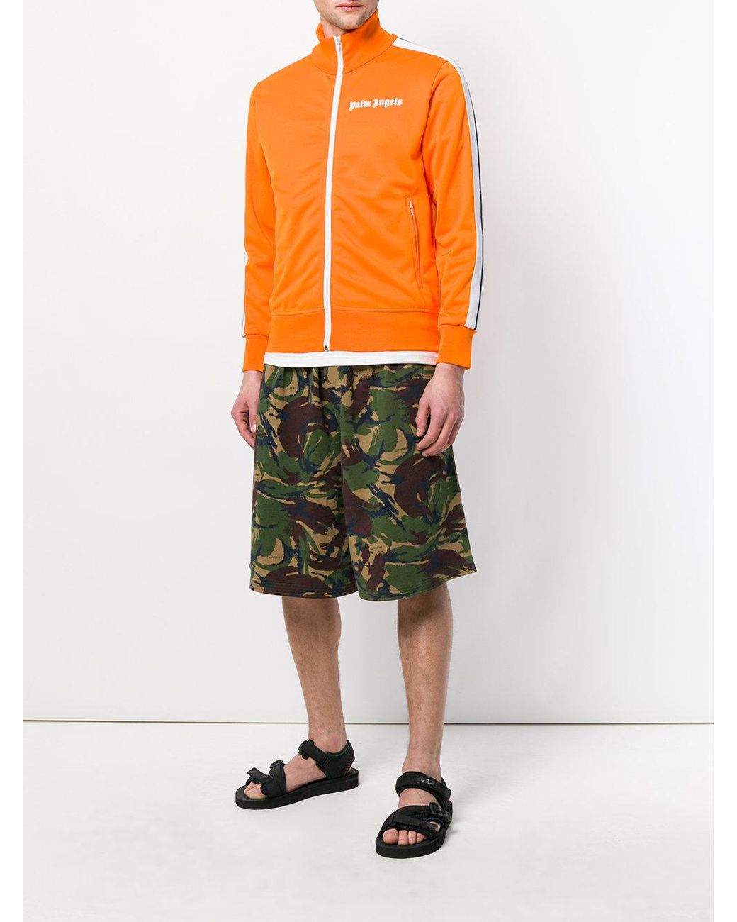 Palm Angels Classic Track Jacket in Orange for Men Lyst UK