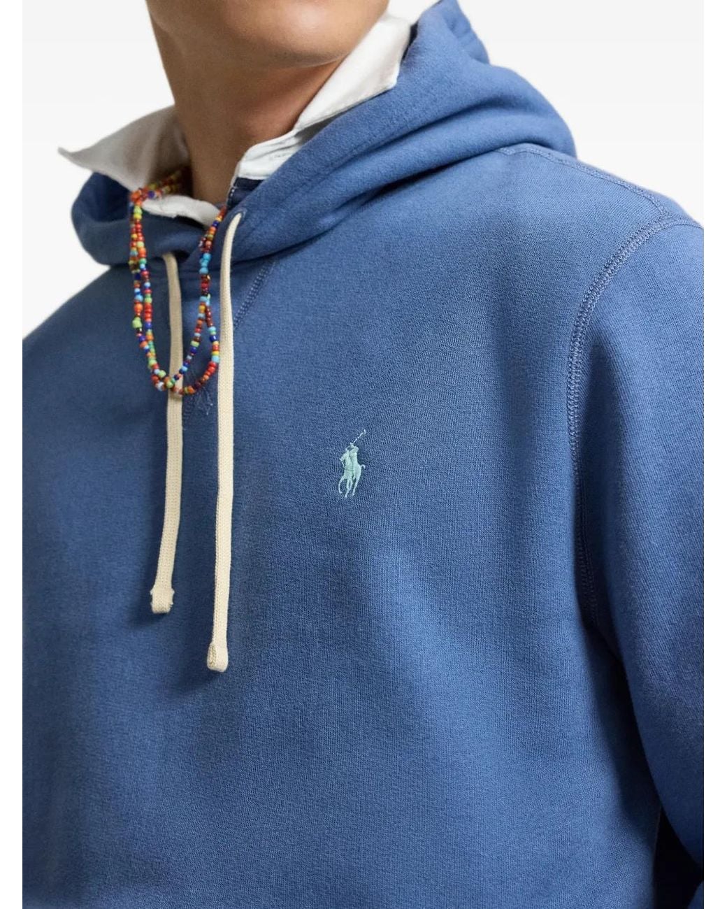 Polo Ralph Lauren Blue The Rl Fleece Hoodie for men