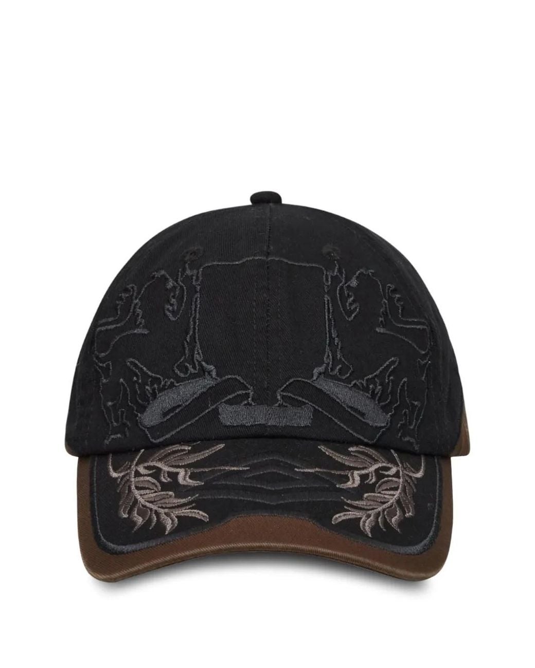 Umbro Black X Slam Jam Laurel Embroidered-Graphic Cap