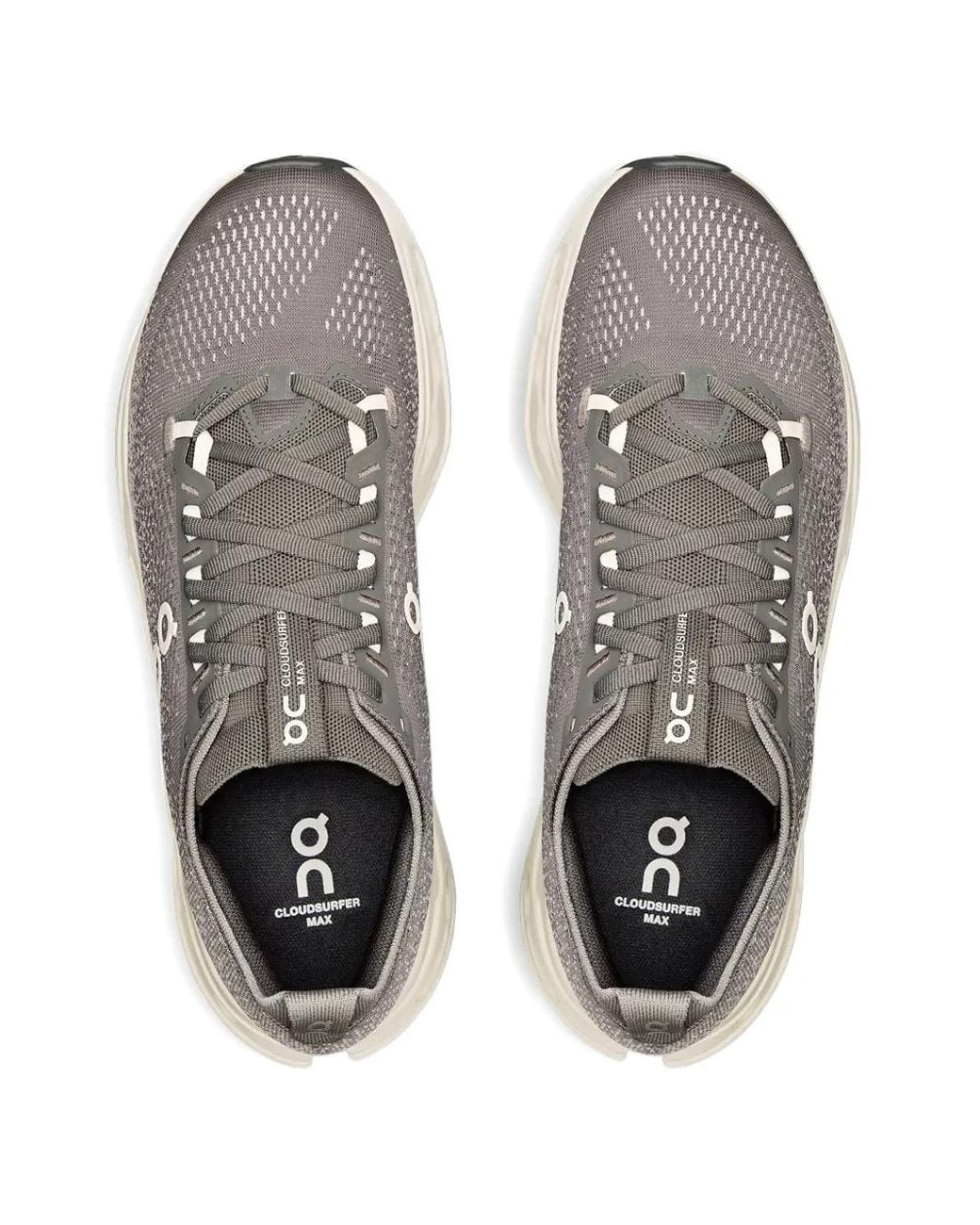 On Shoes Gray Cloudsurfer Max Sneakers for men