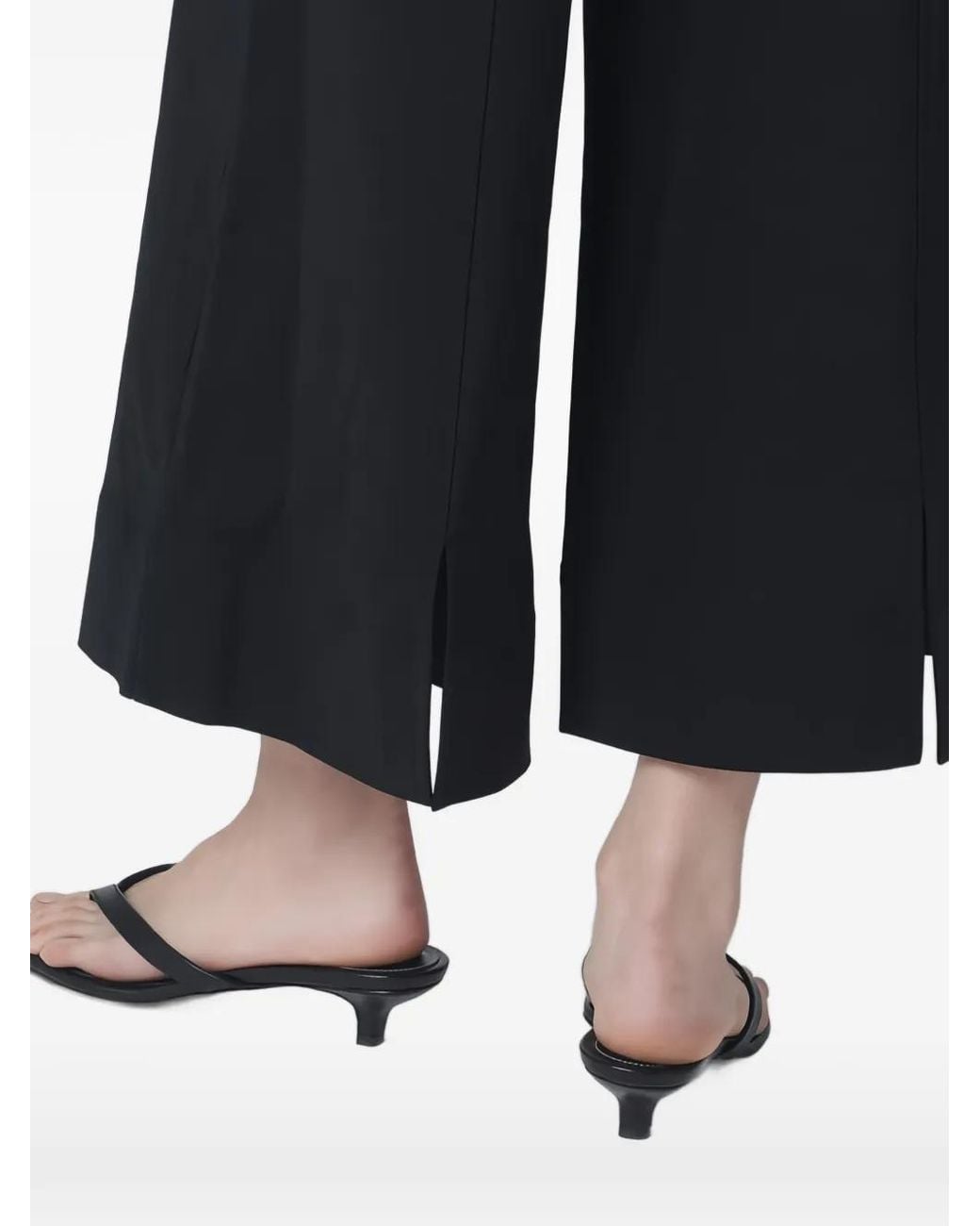 Jonathan Simkhai Black Kallin Cropped Trousers
