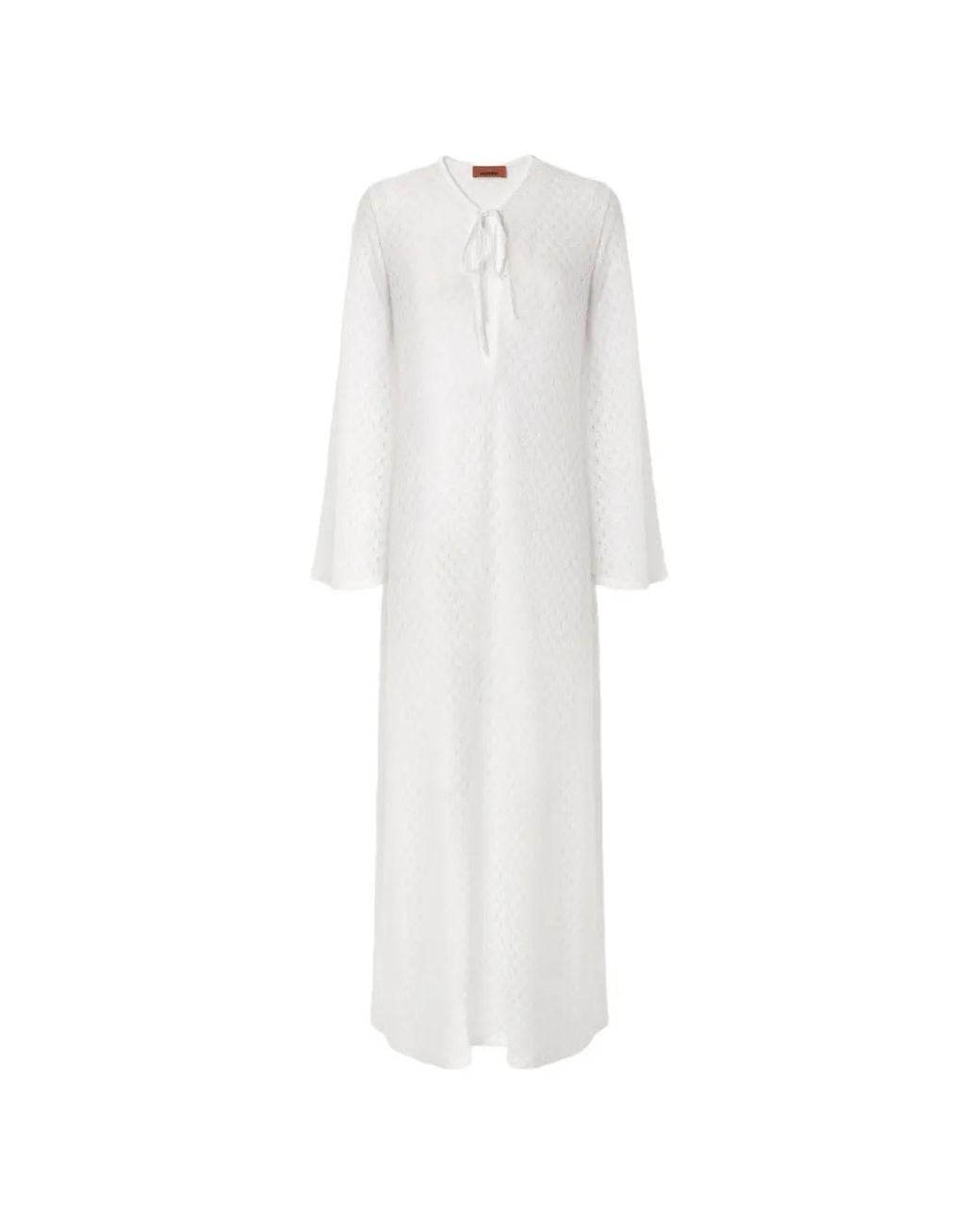 Missoni White Long Cover-Up Dress