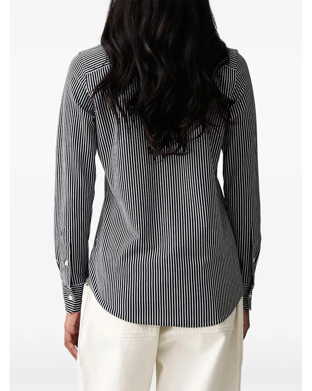 Polo Ralph Lauren Gray Striped Button-Down Shirt